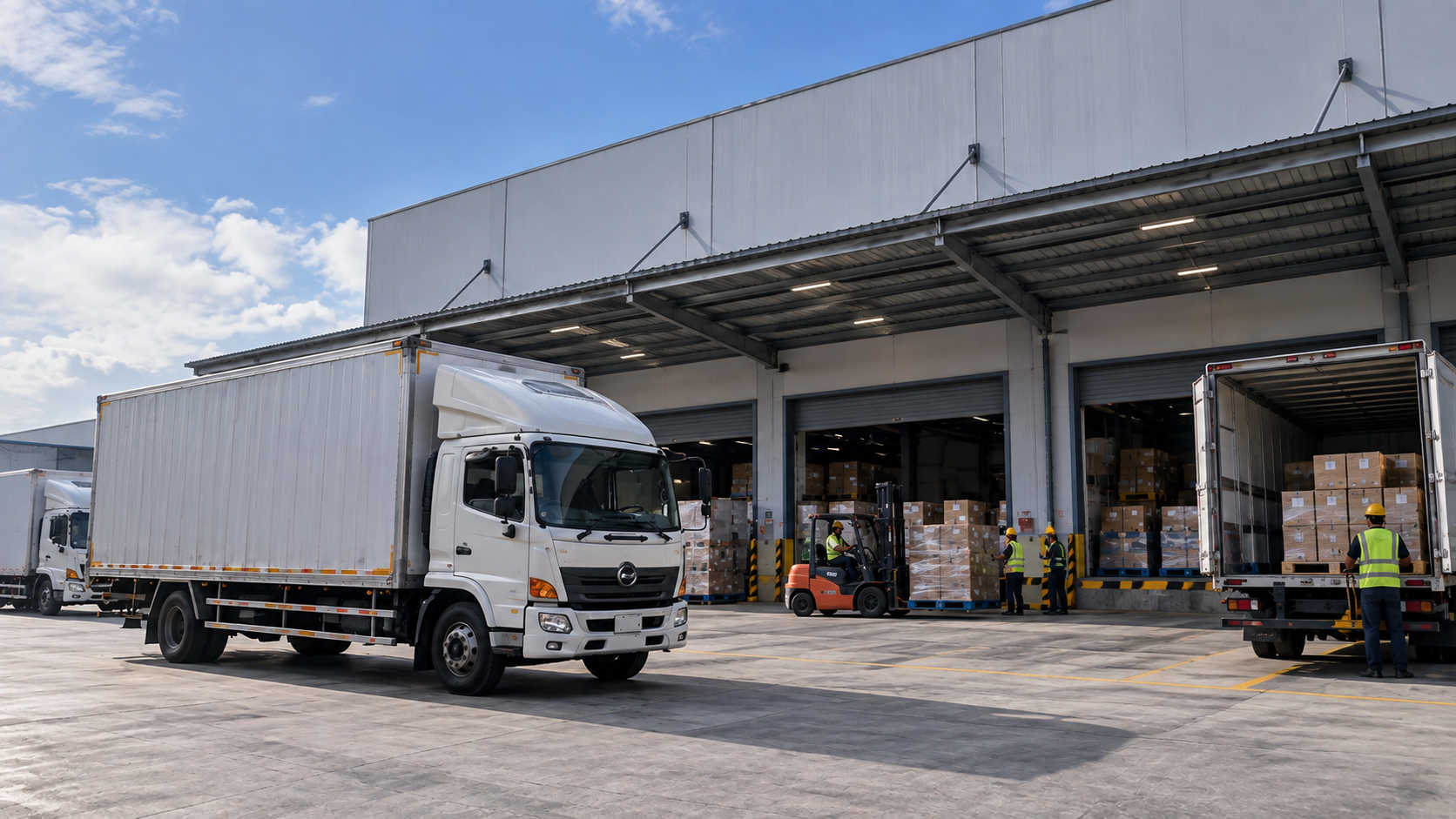 Armada logistik PT Jacklin Cargo Express